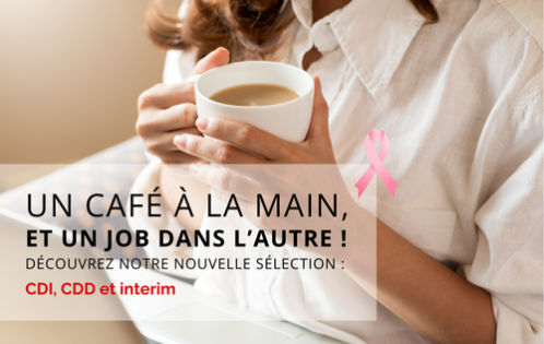 un café à la main, et un job dans l'autre !