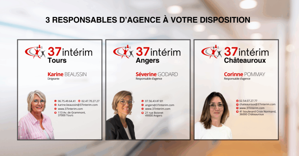 Vos responsables d'agence sont à votre disposition